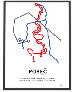 2023 Ironman 70 3 Porec Print Sportymaps