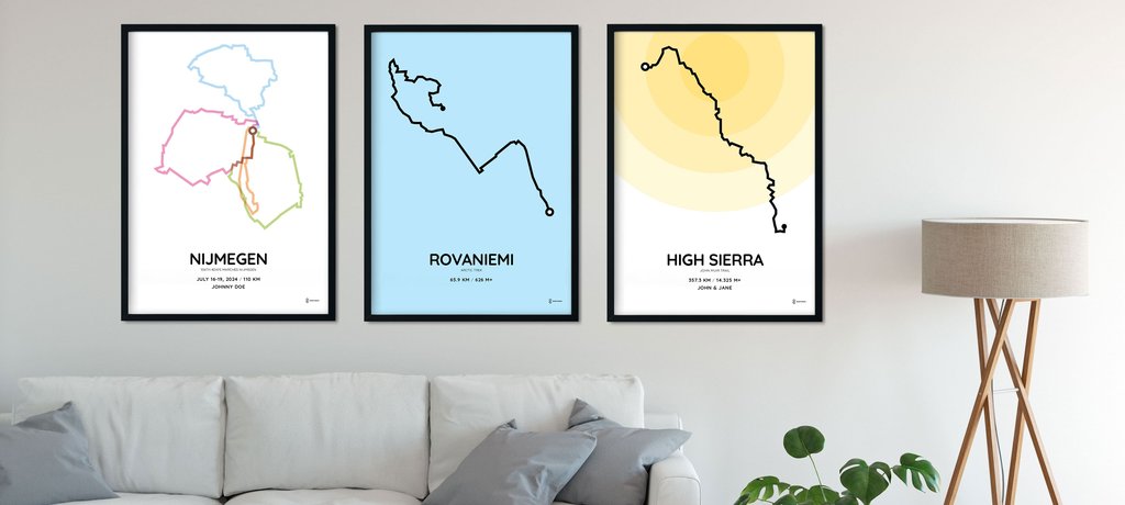 2025 hiking posters Sportymaps