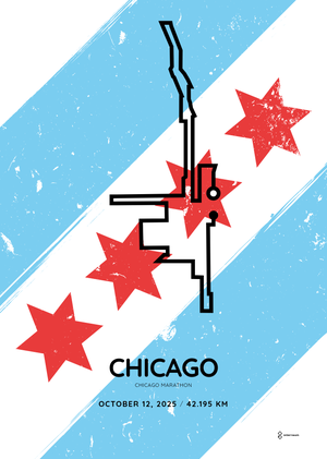2025 Chicago Marathon: normal (A3 29.7x42 cm) 2025-10-07 07:53:20