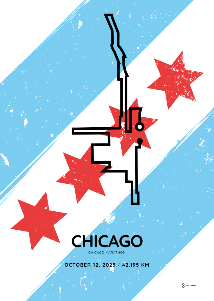 2025 Chicago Marathon: normal (A3 29.7x42 cm) 2025-10-07 07:53:20