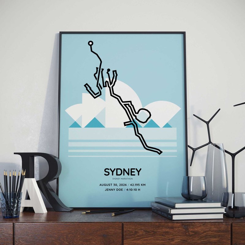 Custom Sydney Marathon Special edition poster