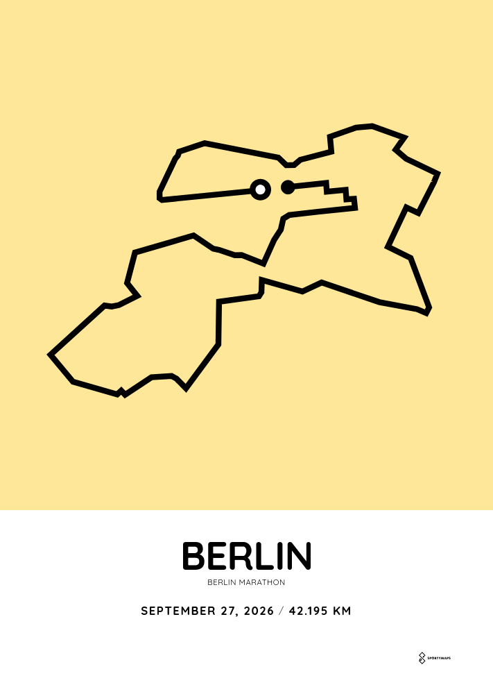 2026 Berlin Marathon: normal (A3 29.7x42 cm) 2026-09-18 13:48:39