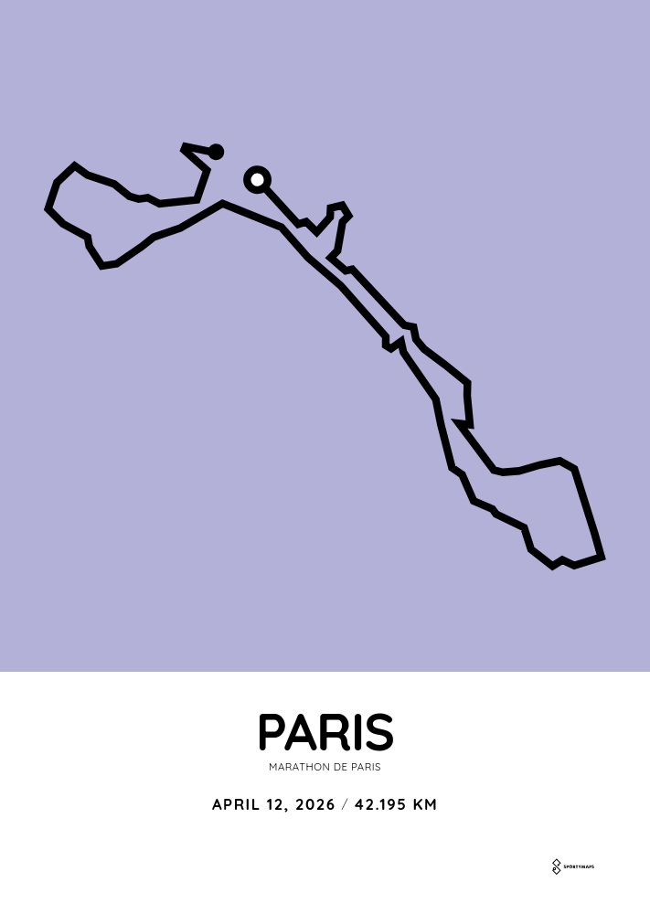2026 Paris Marathon: normal (A3 29.7x42 cm) 2026-04-01 12:18:46