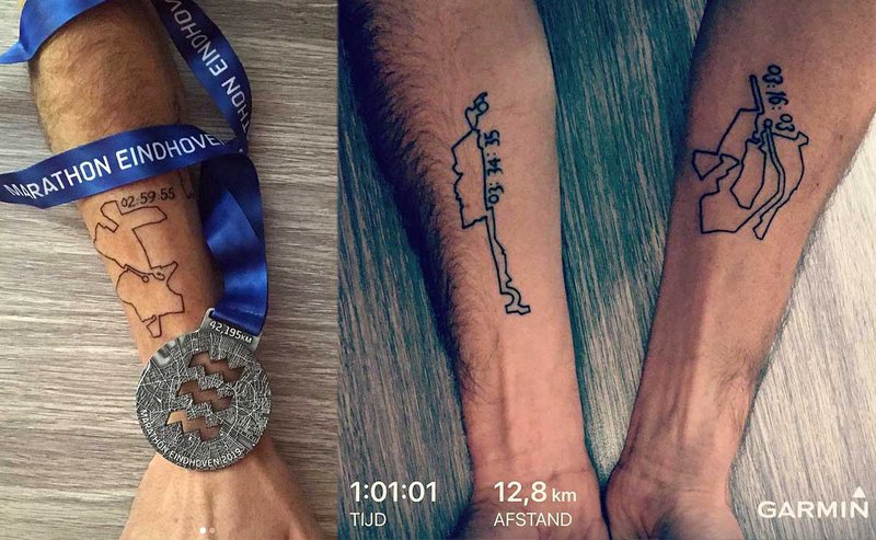 Sportymaps Customer Roel tatoos