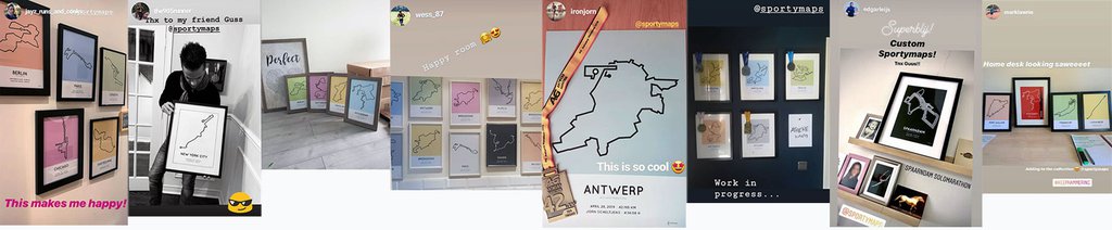 Sportymaps customers instagram