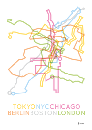 World Marathon Majors (6 Stars): Color (A3 29.7x42 cm) 2025-08-14 14:54:37