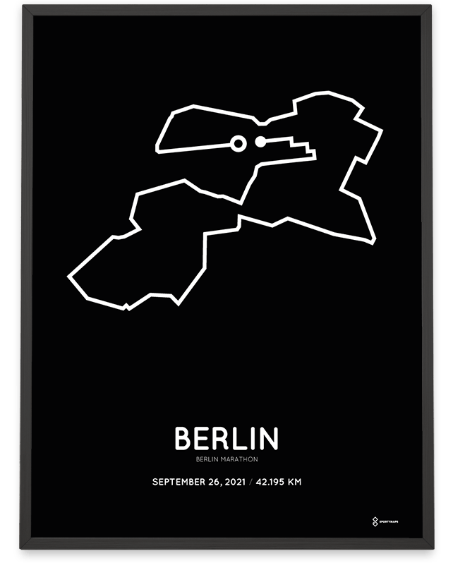 Berlin Marathon print Sportymaps