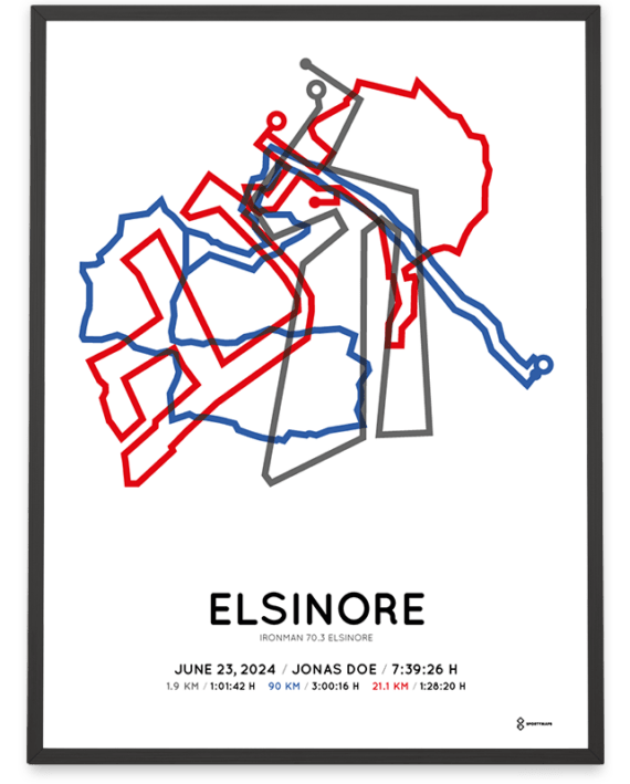 2024 ironman 70.3 elsinore sportymaps print