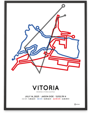 2024 Ironman Vitoria-Gasteiz Sportymaps poster