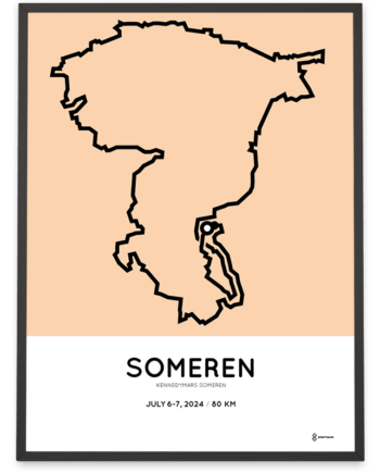 2024 Kennedymars Someren natuurroute poster