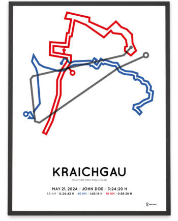 2024 ironman 5150 kraichgau sportymaps print