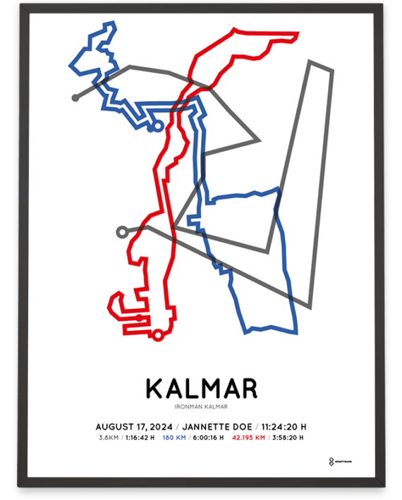 2024 ironman kalmar coursemap print