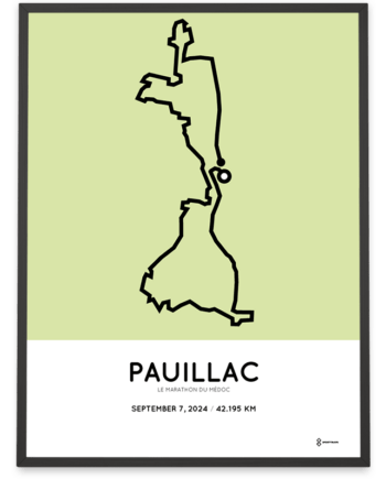 2024 marathon du medoc parcours poster