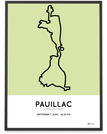 2024 marathon du medoc parcours poster