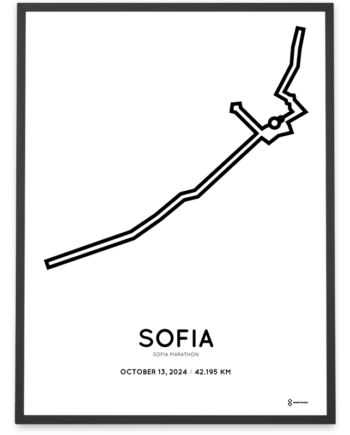 2024 sofia marathon sportymaps print