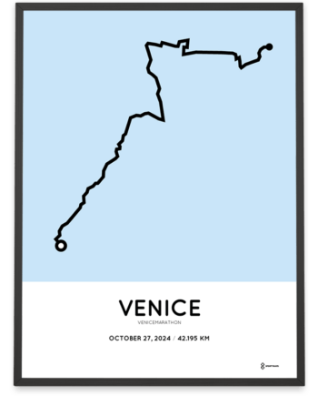 2024 venicemarathon course poster