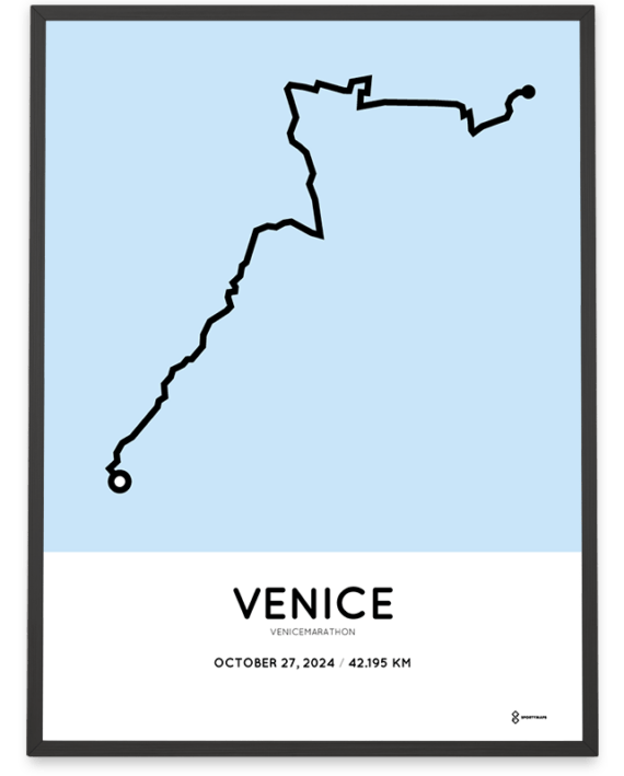 2024 venicemarathon course poster