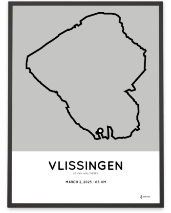 2025 65 van walcheren parcours poster