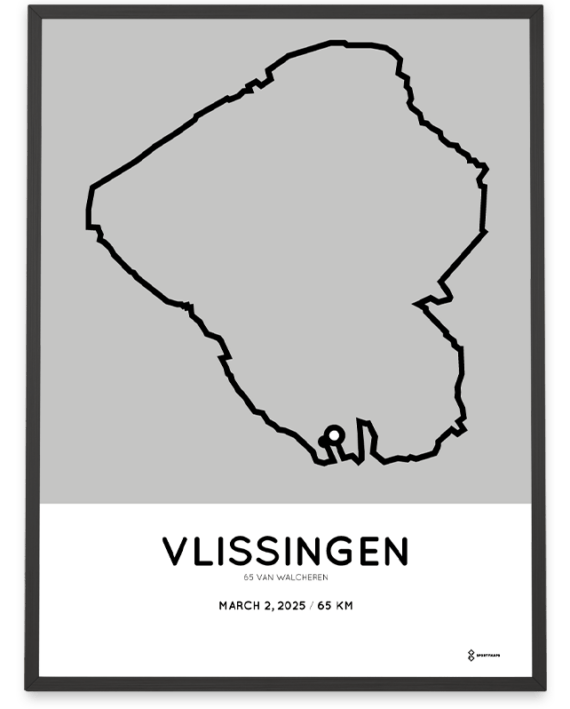 2025 65 van walcheren parcours poster